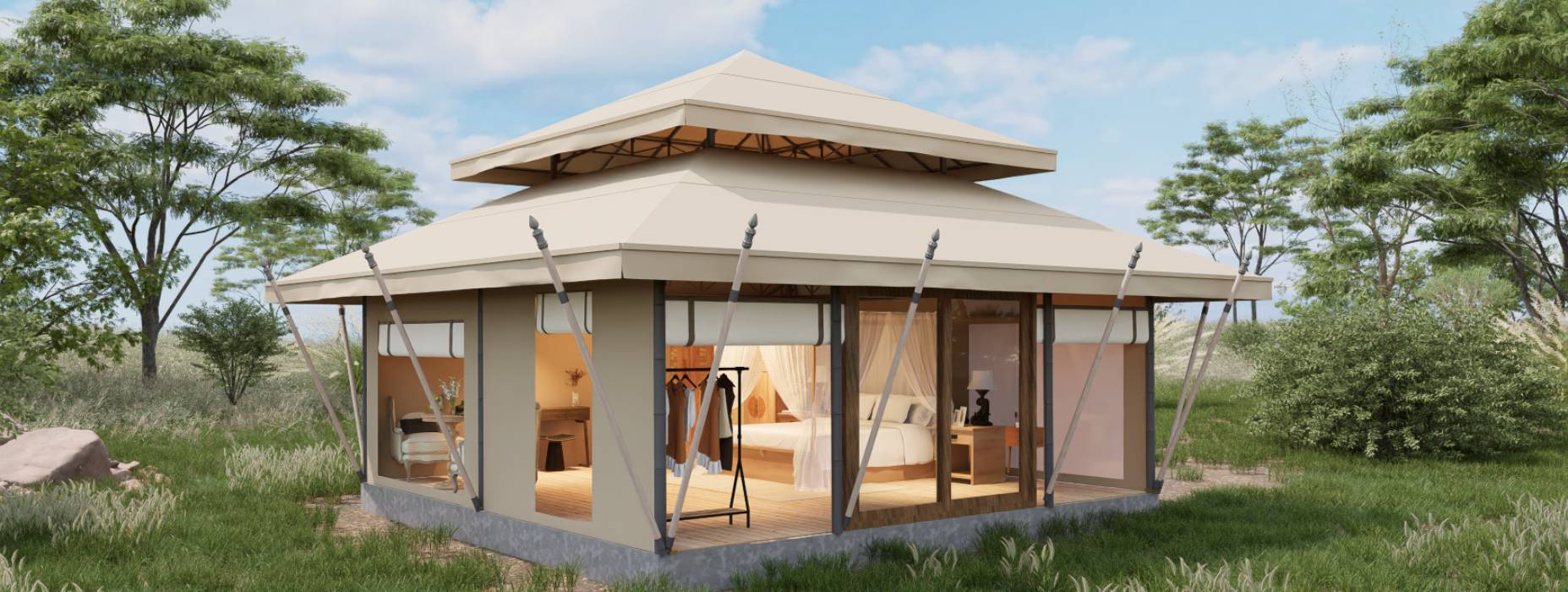 玛曲县户外野奢帐篷